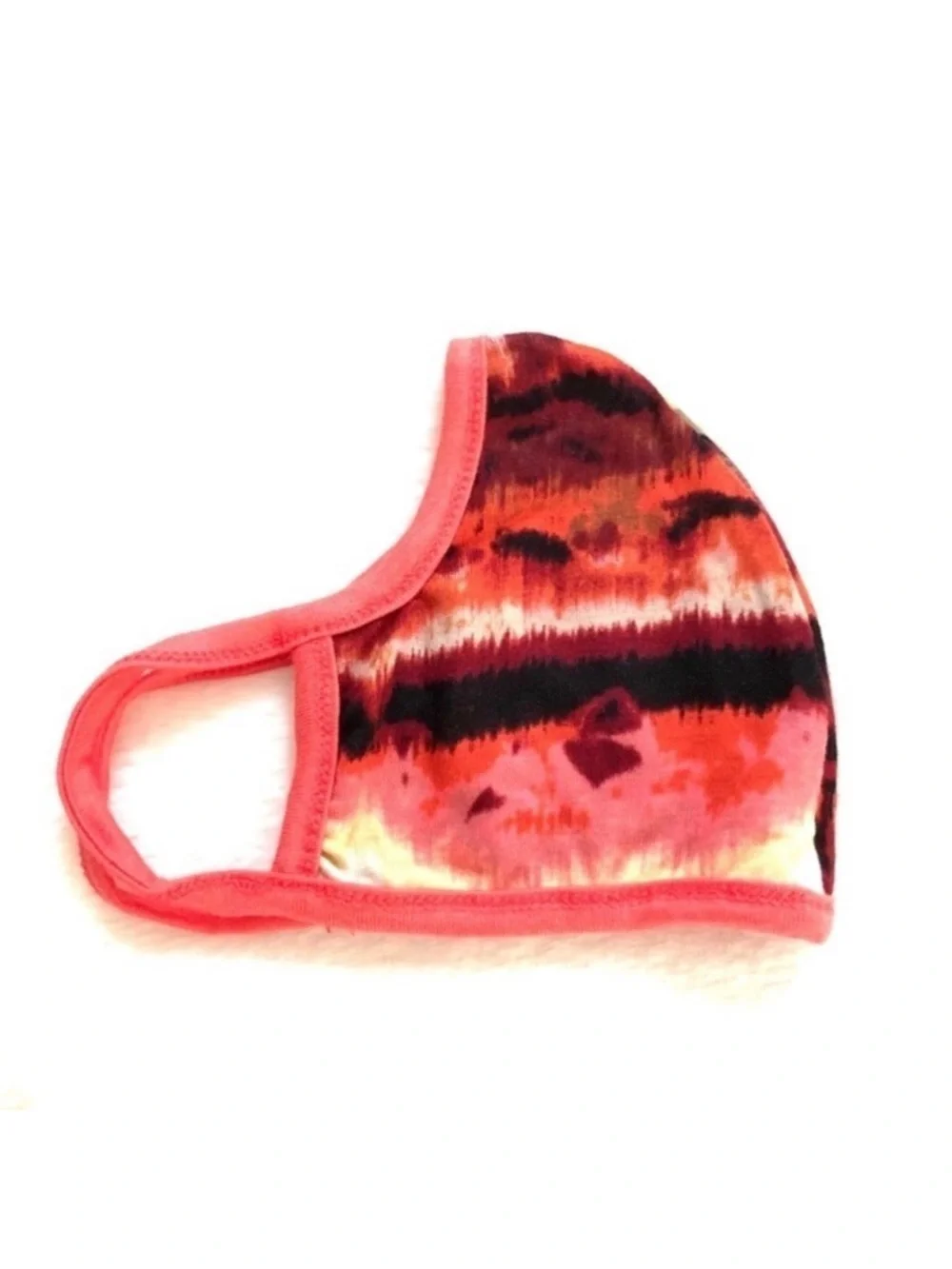 🔴 5 for $10 ONE Red Black Abstract Face Mask Double Layer Reusable